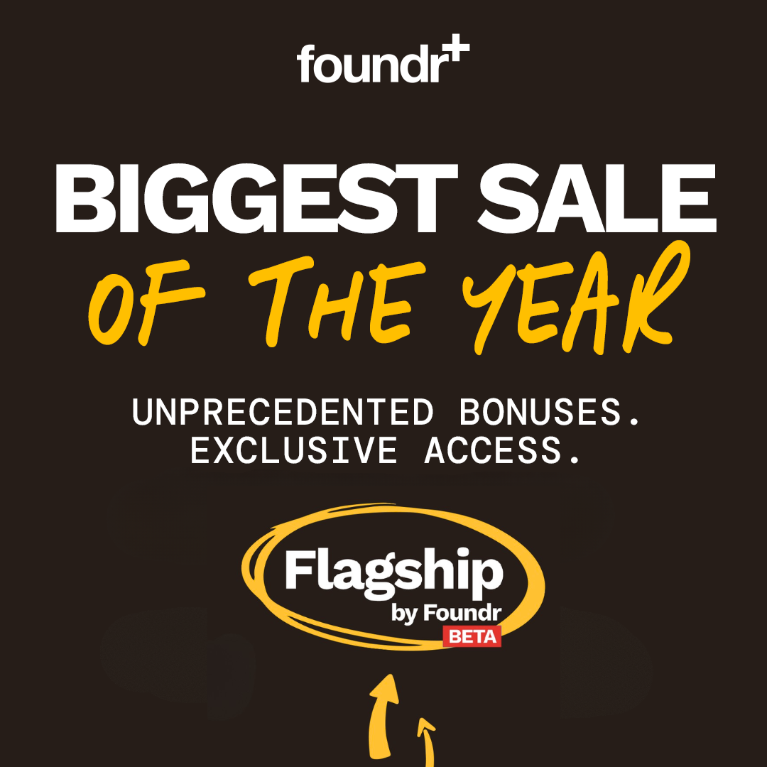 Apr 2026 - Foundrplus - biggest sale - spring sale