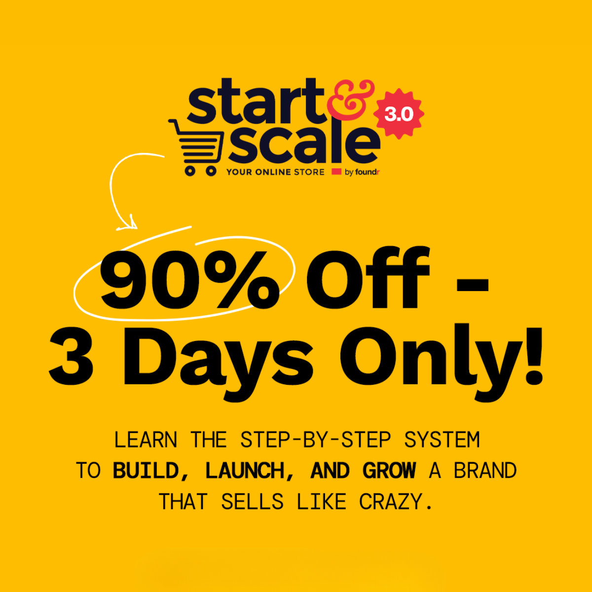 SAS BFCM Promo - 90% off sale